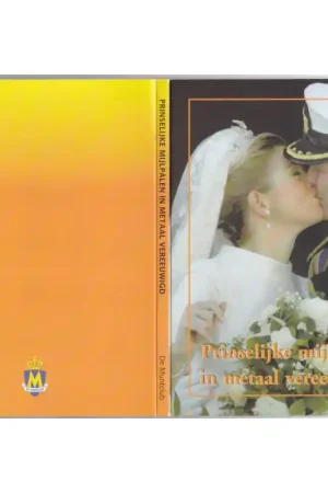 Oryginalny Penning Koninklijk Huis Prinselijke Mijlpalen in metaal