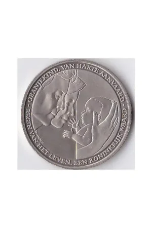 Penning Koninklijk Huis geboorte Amalia Promocja