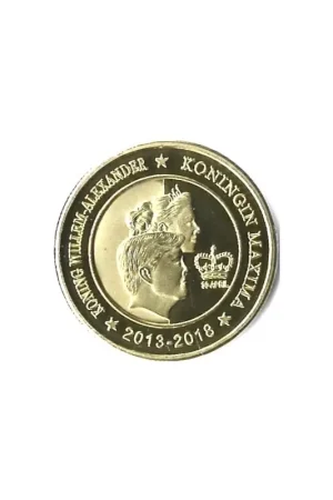 Darmowa dostawa Nederland 2018 Kroningsuitgifte 5 jaar Koning Willem Alexander met Certificaat