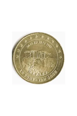 Penning Frankrijk 1 Euro 1997 Euro 'D'Arles-Le pont v. Gogh' Tylko dziś