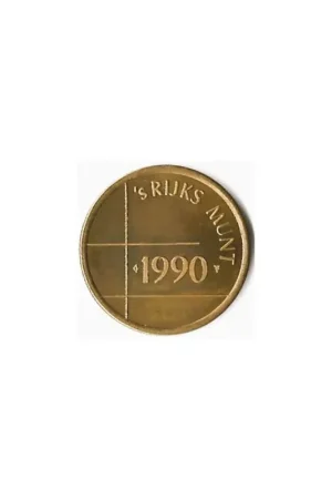Nederland 1990 De Nederlandse Munt Rijksmunt Zwrot pieniędzy