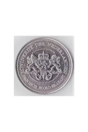 Nederland 1981 Provincie Noord-Brabant Penning Oryginalny