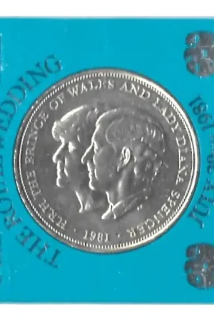 Rabat Groot Brittannië 1981 penning The Royal Wedding