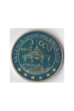 Frankrijk Valence 3 Ecu 1995 gekleurd Zamów teraz