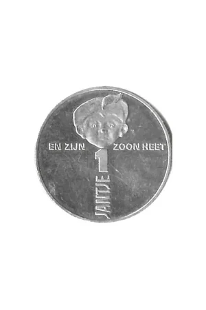 Nederland 1998 1 Jantje 'en zijn zoon heet Jantje' 750 jr. Den Haag (Type 2) Oryginalny