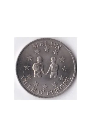 Frankrijk 1998 €2 Buro de Melun penning 'Melun ville d'Europe' Nowość