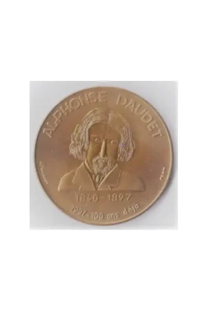 Premium Frankrijk 1998 2 euro de Fontvieille Alphonse Daudet penning