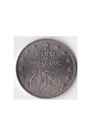 Nowość Frankrijk 1998 2 euro de Bar-le-Duc Tour de l'Horloge penning