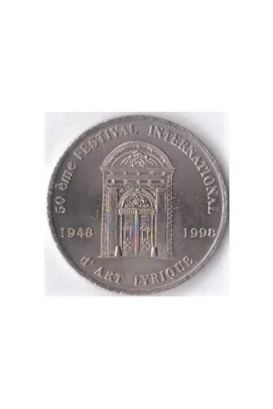 Premium Frankrijk 1998 2 euro d' Aix en Provence Festival d'Art Lyrique penning