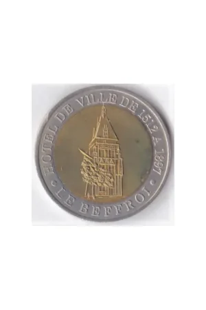 Frankrijk 1998 10 euro de Dreux Hotel de Ville Le Beffroi penning Bezpieczna płatność
