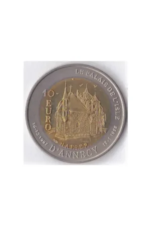 Wyprzedaż Frankrijk 1998 10 euro d' Annecy Le Palais de l'isle penning