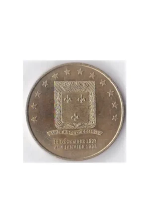 Frankrijk 1998 1 euro D'Ozoir la Ferriere penning Zamów teraz