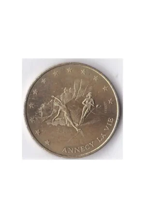 Darmowa dostawa Frankrijk 1998 1 euro d' Annecy Le Palais de l'isle penning