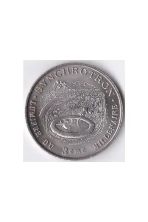 Bezpieczna płatność Frankrijk 1998 '€2 de Grenobles' Synchrotron penning