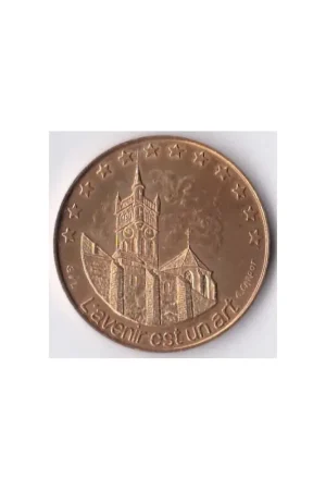 Frankrijk 1997 €2 de Morestel Isère penning 'L'avenir est un art' Bezpieczna płatność