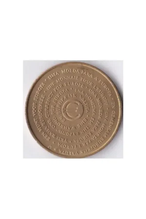 Oryginalny Frankrijk 1997 €1 Normandië 'Een munt voor Europa' penning