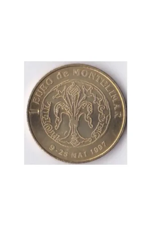 Frankrijk 1997 €1 de Montelimar penning 'Chateau des Adhemar' Oferta limitowana