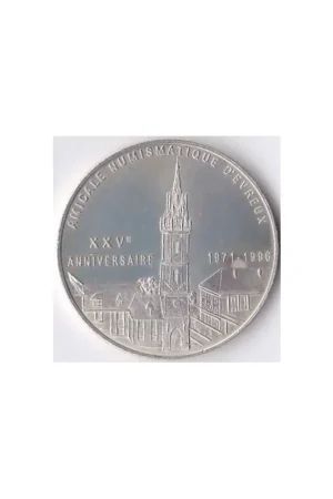 Frankrijk 1996 20 euro d'Evreux penning Autentyczny