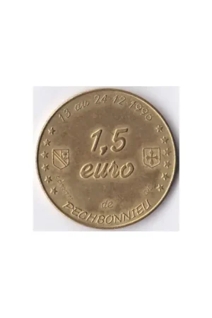 Oryginalny Frankrijk 1996 1,5 euro de Pechbonnieu penning