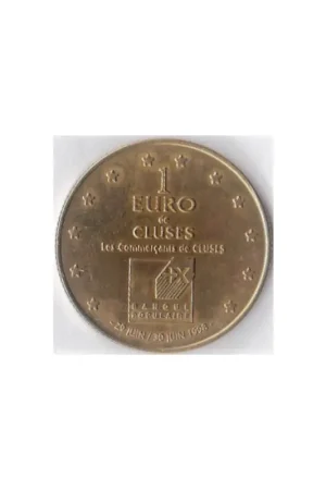 Darmowa dostawa Frankrijk 1 euro de Cluses 1998 penning