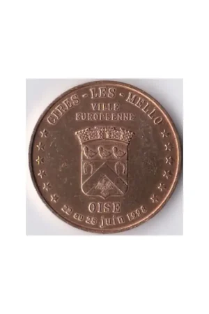 Tani Frankrijk 1 euro Cires-les-Mello 1998 penning 'Oise'