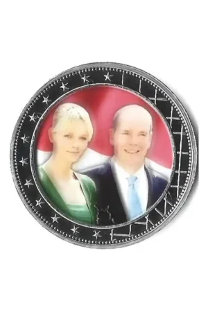 Europese Monarchieën - Monaco penning verzilverd Kup teraz