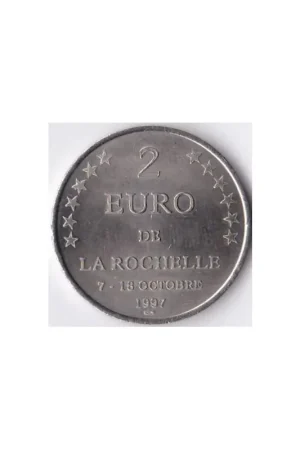 Frankrijk 1997 2 euro de la Rochelle penning Niska cena