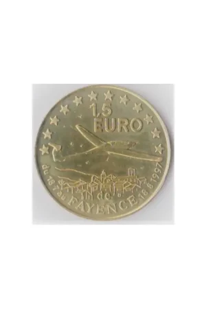 Frankrijk 1997 1,5 euro de Fayence penning Rabat