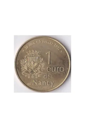 Frankrijk 1997 1 euro de Nancy penning 'l'Ecole de Nancy' Promocja