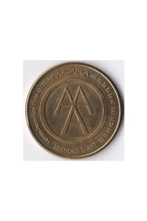 Frankrijk 1997 1 euro d'Arcapea le Chesnay penning Autentyczny