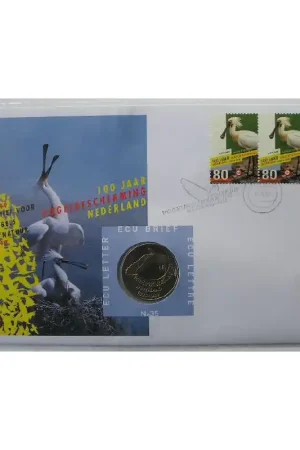 Wyprzedaż Ecubrief nummer 35 '100 jaar vogelbescherming Nederland 1899-1999'