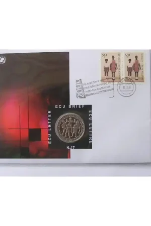 Ecubrief nummer 17 '50 jaar Unicef 1996' Autentyczny