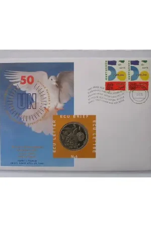 Ekspresowa dostawa Ecubrief nummer 06 '50 jaar Verenigde Naties 1945-1995'