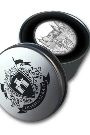 Nederland 2021 Zilveren Dukaat 2021 'Kasteel Westhove' Zilver Proof Ostatnia szansa