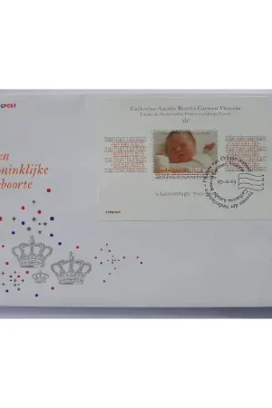 Amalia geboortepenning met geboortezegels Wysoka jakość