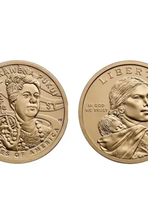 Oryginalny USA 1 dollar 2025 D 'Native-Mary Kawena Pukui' Unc