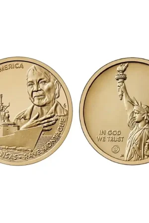 Premium USA 1 dollar 2025 D 'American Innovation 'Arkansas- Raye Montague' Unc