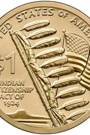 USA 1 dollar 2024 D 'Native-Indian Citizenship act of 1924' Unc Najlepsza cena