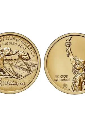 USA 1 dollar 2023 D 'American Innovation 'Louisiana-The Higgins Boat' Unc Oferta limitowana