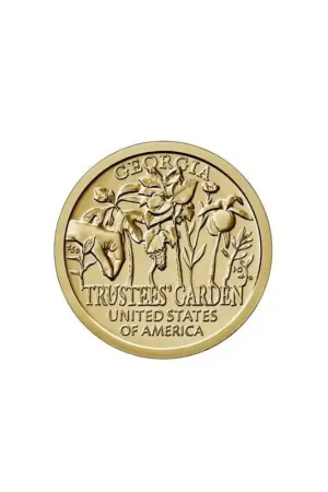 USA 1 dollar 2019 P 'American Innovation Trustees Garden Georgia' Unc Oferta limitowana