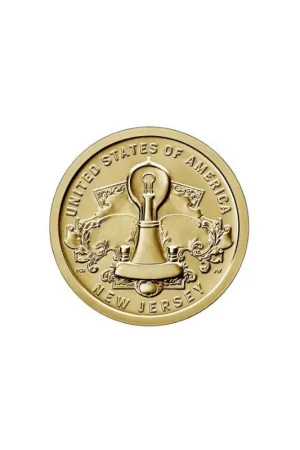 Ekspresowa dostawa USA 1 dollar 2019 D 'American Innovation New Jersey' Unc