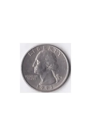 United States of America ¼ Doller 1993 D Zf+ Wysoka jakość