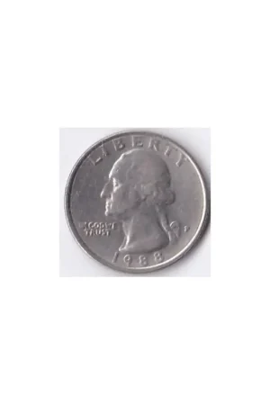United States of America ¼ Doller 1988 P Zf Szybka dostawa