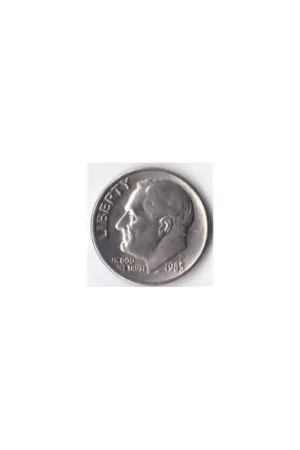 Nowość United States of America One Dime 1985 P Zf