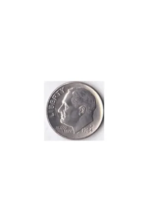 United States of America One Dime 1984 D Zf Tani