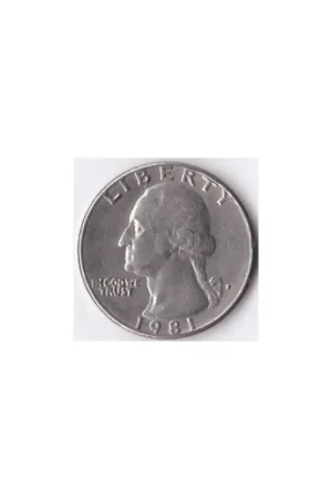 United States of America ¼ Doller 1981 TZf Szybka dostawa