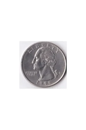 Najlepsza cena United States of America ¼ Dollar 1998 D Zf+