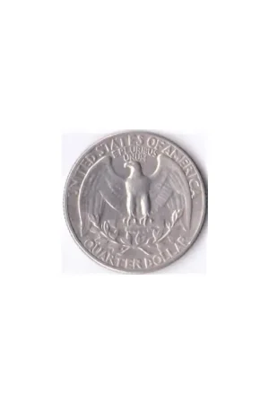 Autentyczny United States of America ¼ Dollar 1965 Zf