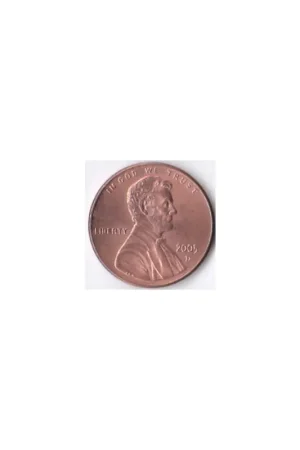 Oryginalny United States of America One Cent 2005 D Unc