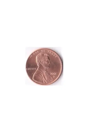 United States of America One Cent 2001 Unc Bezpieczna płatność